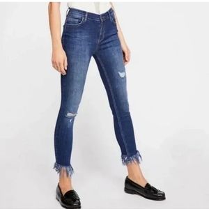Free People | Great Heights Frayed Skinny Jeans